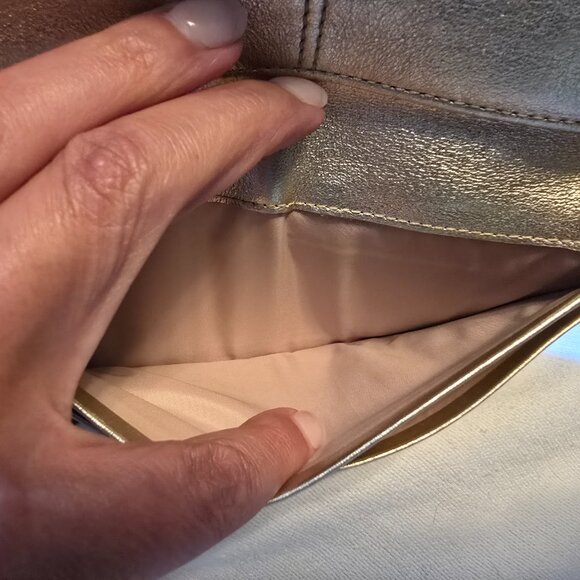 Coach Wallet Gold #41202 Credit Card Slots Pretty! Beautiful - Picture 14 of 16